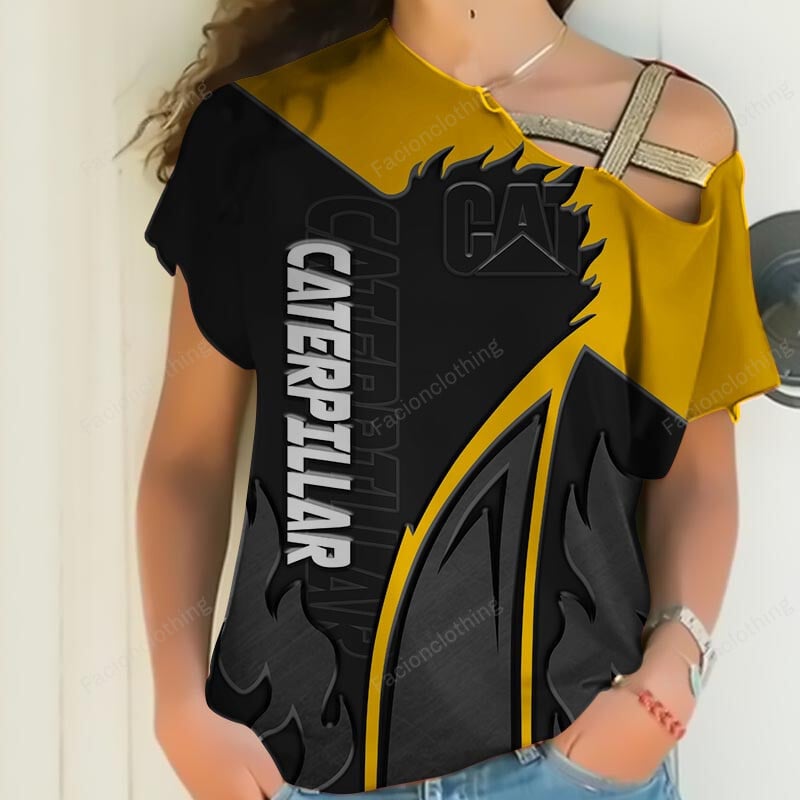 Sportswearmerch Caterpillar Inc Tractor Personalized Women Shirt For Fan