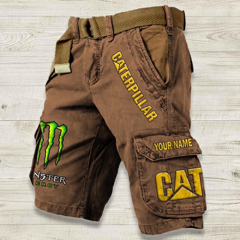 Sportswearmerch Caterpillar Tractor Denim Short For Fan