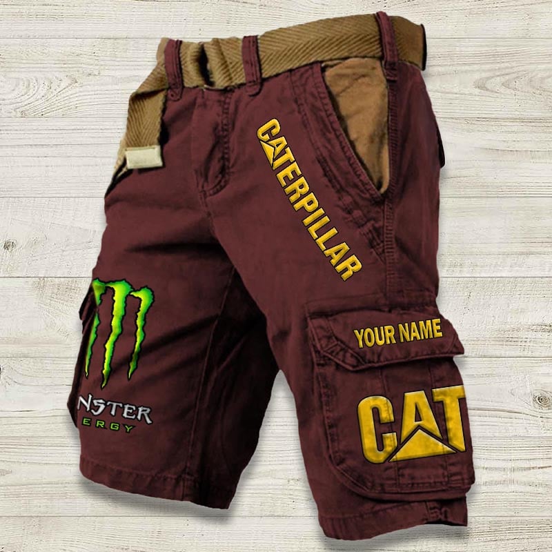 Sportswearmerch Caterpillar Tractor Denim Short For Fan
