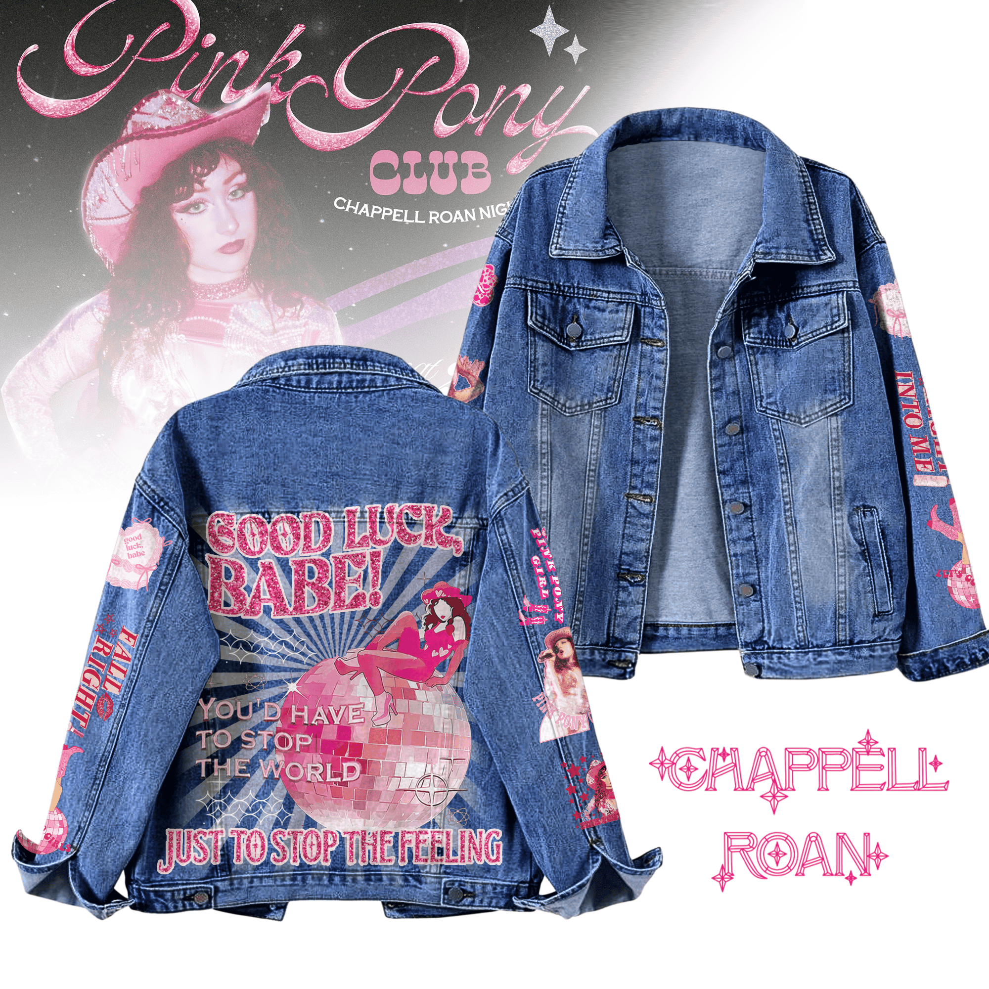 Sportswearmerch Chappell Roan Denim Jacket Gift For Fans