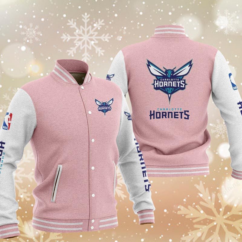 Sportswearmerch Charlotte Hornets NBA Personalized Baseball Jacket For Fan