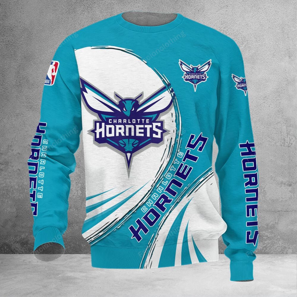 Sportswearmerch Charlotte Hornets NBA Personalized Sweater For Fan
