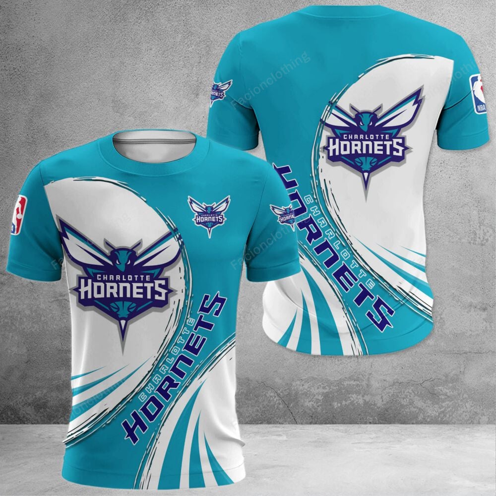 Sportswearmerch Charlotte Hornets NBA Personalized T-shirt For Fan