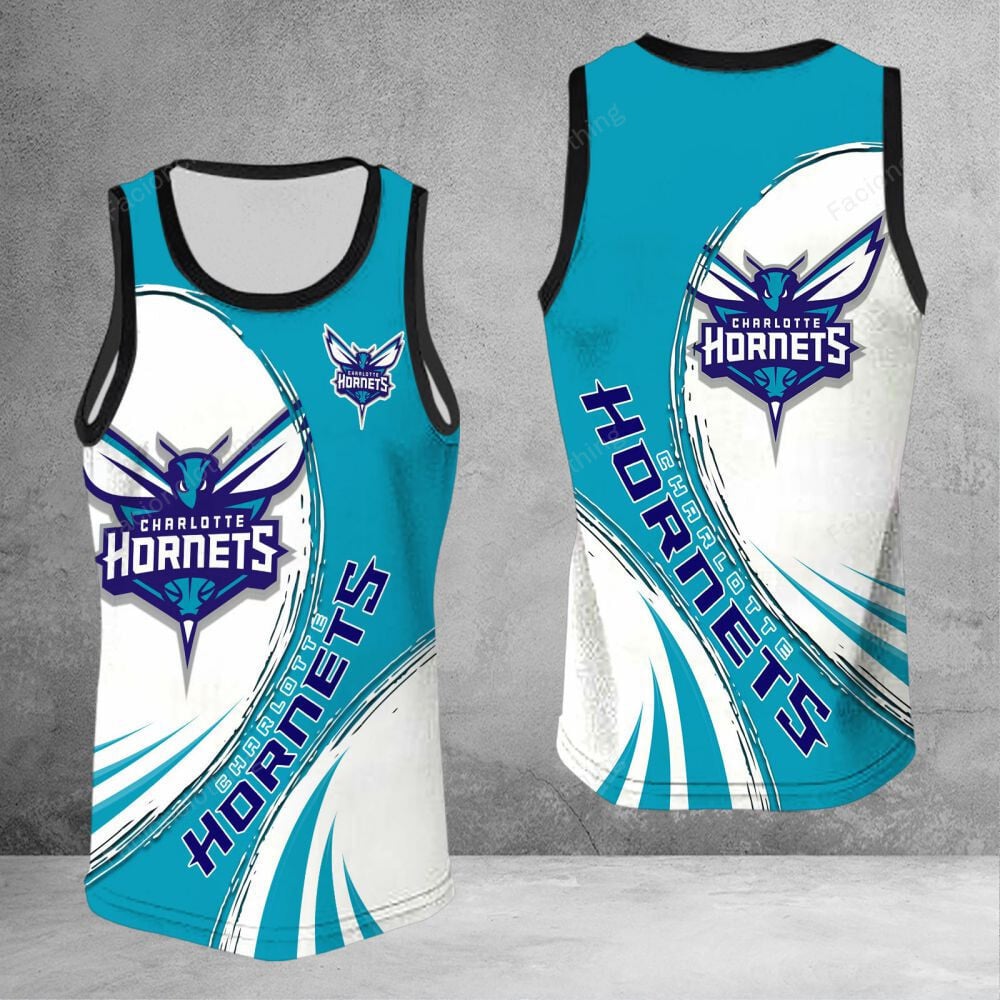 Sportswearmerch Charlotte Hornets NBA Personalized Tanktop For Fan
