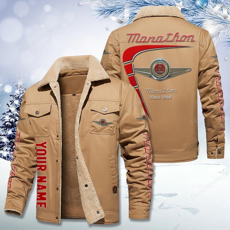 Sportswearmerch Checker Marathon Car Personalized Cotton Jacket For Fan