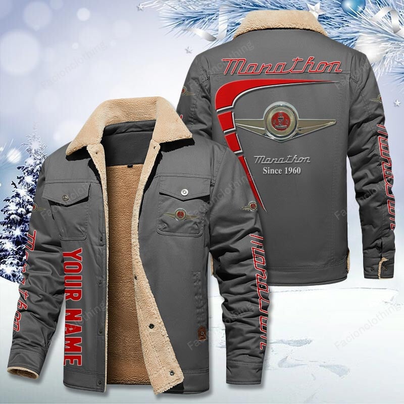 Sportswearmerch Checker Marathon Car Personalized Cotton Jacket For Fan