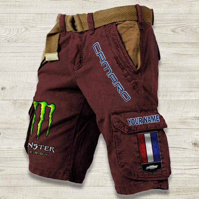 Sportswearmerch Chevrolet Camaro Car Denim Short For Fan