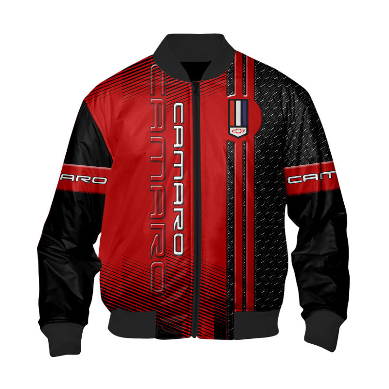 Sportswearmerch Chevrolet Camaro Car Personalized Fashion Bomber Jacket For Fan
