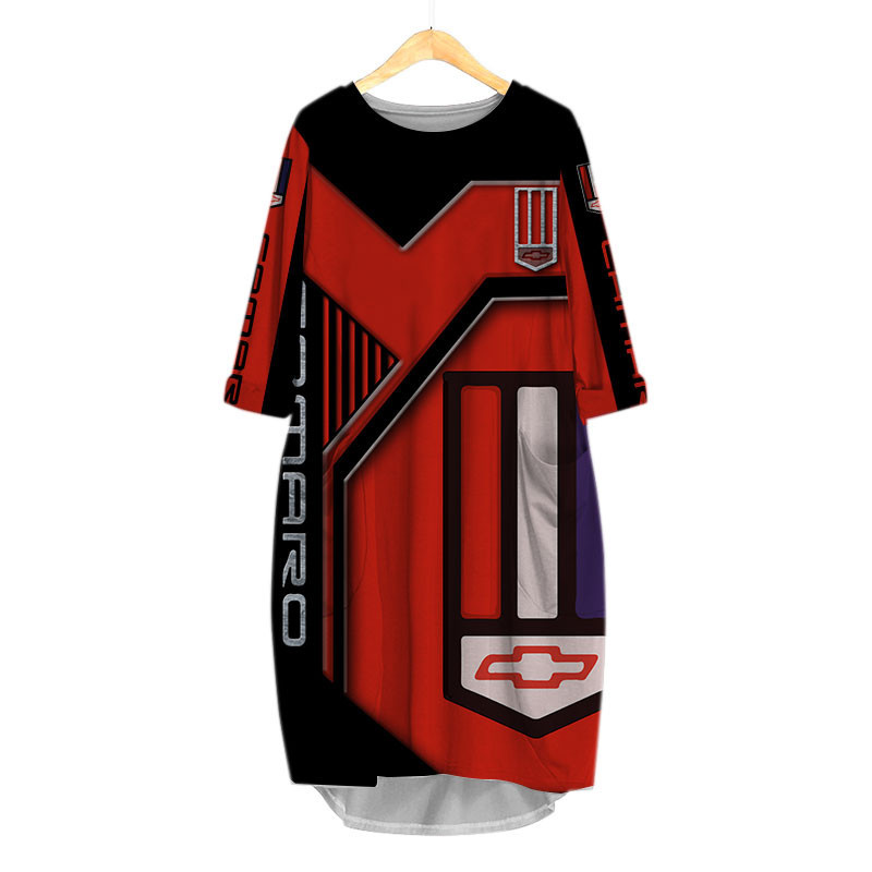 Sportswearmerch Chevrolet Camaro Car Personalized Fashion Pocket Dress For Fan