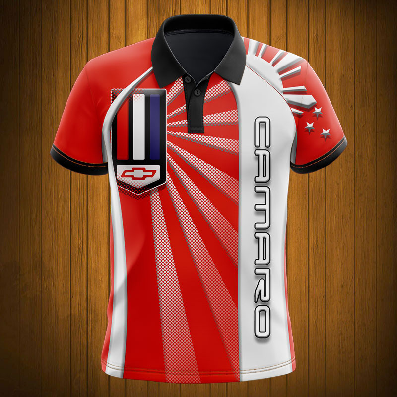 Sportswearmerch Chevrolet Camaro Car Personalized Fashion Polo Shirt For Fan