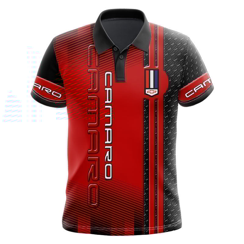 Sportswearmerch Chevrolet Camaro Car Personalized Fashion Polo Shirt For Fan