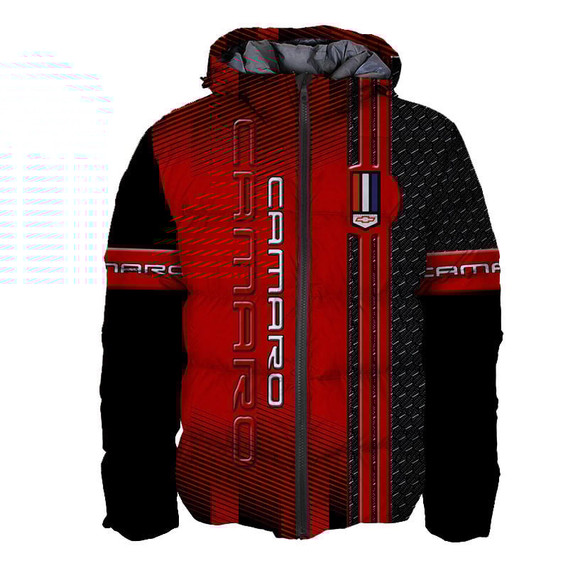 Sportswearmerch Chevrolet Camaro Car Personalized Fashion Puffer Jacket For Fan