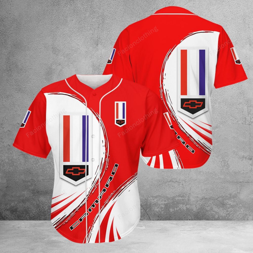 Sportswearmerch Chevrolet Camaro Car Personalized Jersey Shirt For Fan