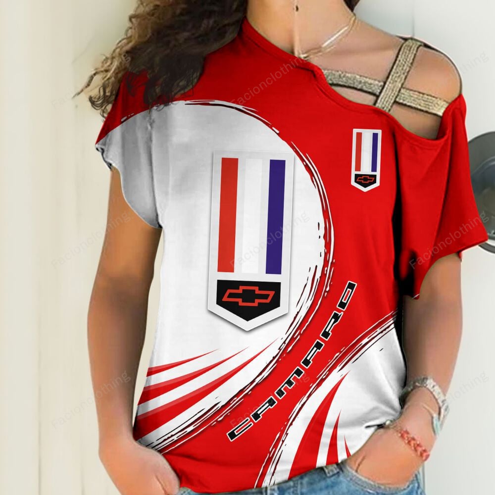 Sportswearmerch Chevrolet Camaro Car Personalized Strapless Short Sleeve For Fan