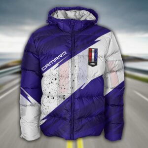 Sportswearmerch Chevrolet Camaro Car Puffer Jacket For Fan