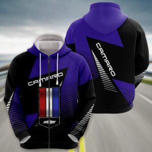 Sportswearmerch Chevrolet Camaro Car Zip Hoodie For Fan