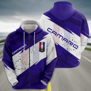 Sportswearmerch Chevrolet Camaro Car Zip Hoodie For Fan