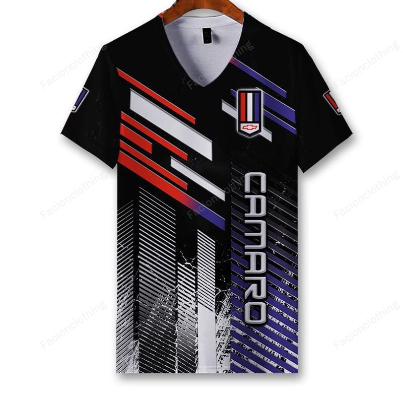 Sportswearmerch Chevrolet Car Camaro Car Personalized V-neck Women T-shirt For Fan