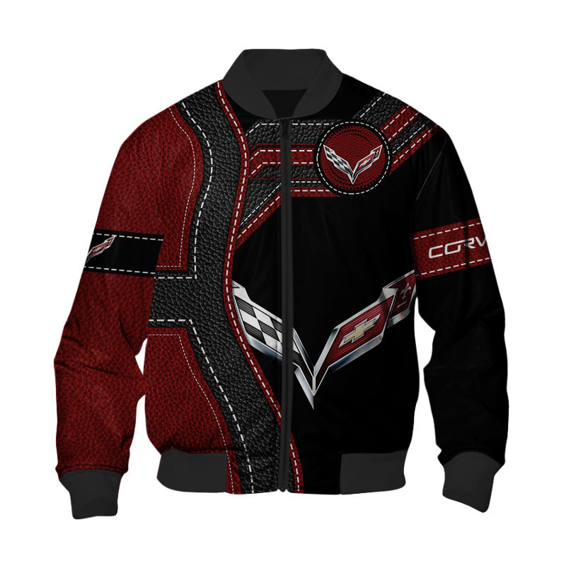 Sportswearmerch Chevrolet Car Corvette Car Personalized Fashion Bomber Jacket For Fan