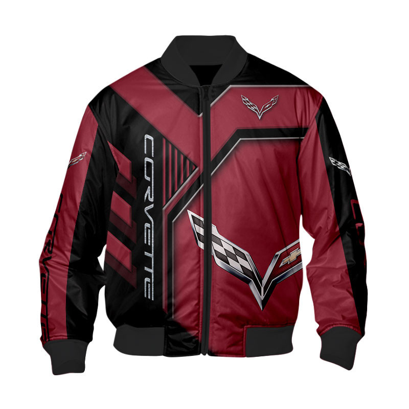 Sportswearmerch Chevrolet Car Corvette Car Personalized Fashion Bomber Jacket For Fan