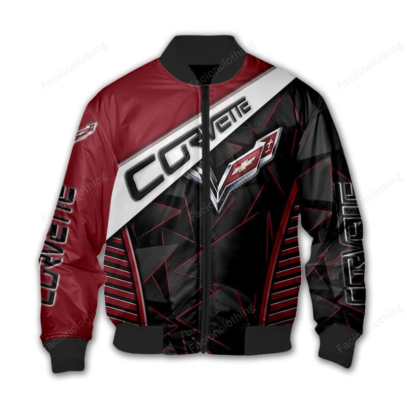 Sportswearmerch Chevrolet Car Corvette Car Personalized Fashion Bomber Jacket For Fan