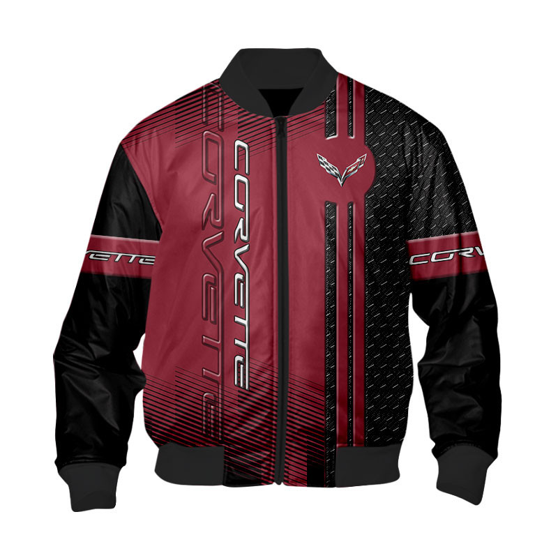 Sportswearmerch Chevrolet Car Corvette Car Personalized Fashion Bomber Jacket For Fan