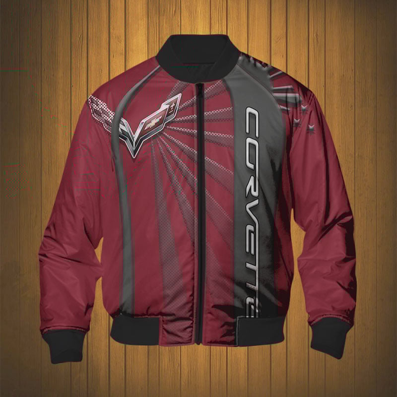 Sportswearmerch Chevrolet Car Corvette Car Personalized Fashion Bomber Jacket For Fan