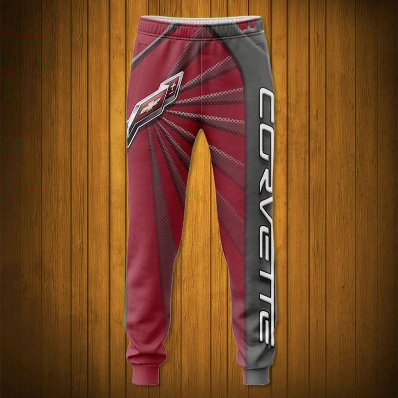 Sportswearmerch Chevrolet Car Corvette Car Personalized Fashion Long Pant For Fan