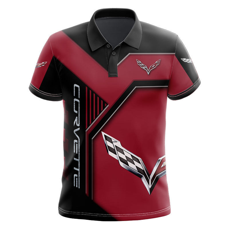 Sportswearmerch Chevrolet Car Corvette Car Personalized Fashion Polo Shirt For Fan
