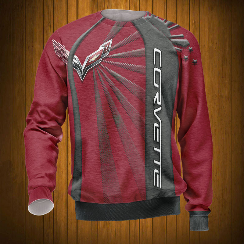 Sportswearmerch Chevrolet Car Corvette Car Personalized Fashion Sweater For Fan