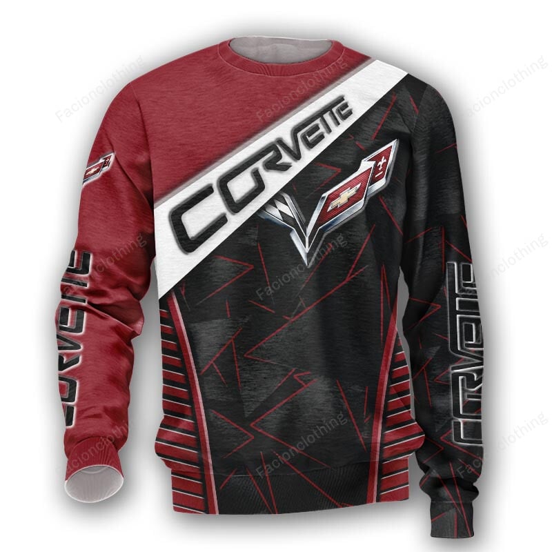 Sportswearmerch Chevrolet Car Corvette Car Personalized Fashion Sweater For Fan