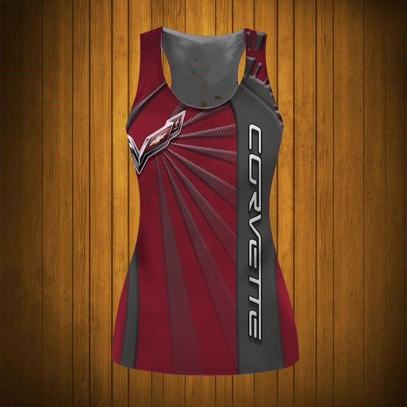 Sportswearmerch Chevrolet Car Corvette Car Personalized Fashion Women Tanktop For Fan