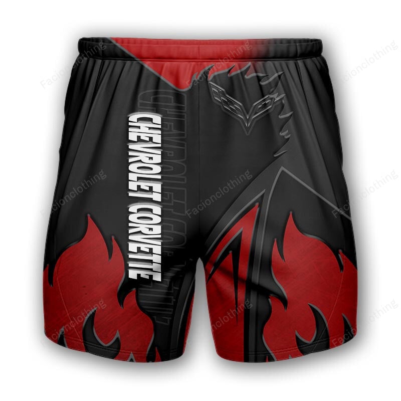 Sportswearmerch Chevrolet Car Corvette Car Personalized Short Pant For Fan
