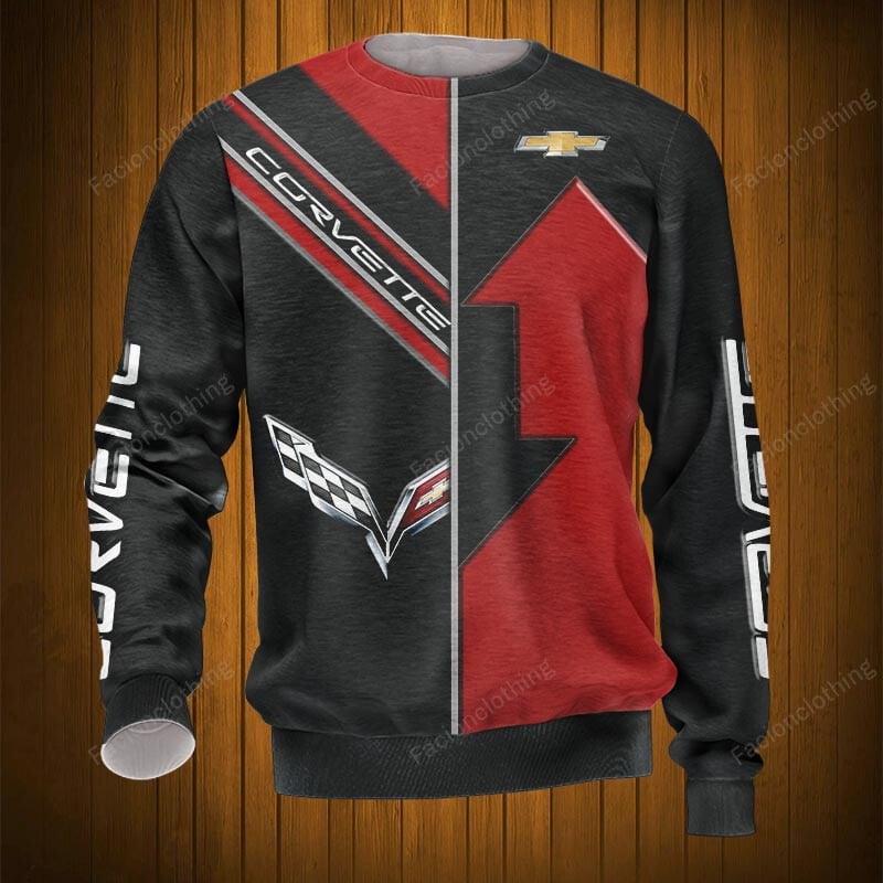 Sportswearmerch Chevrolet Car Corvette Car Personalized Sweater For Fan
