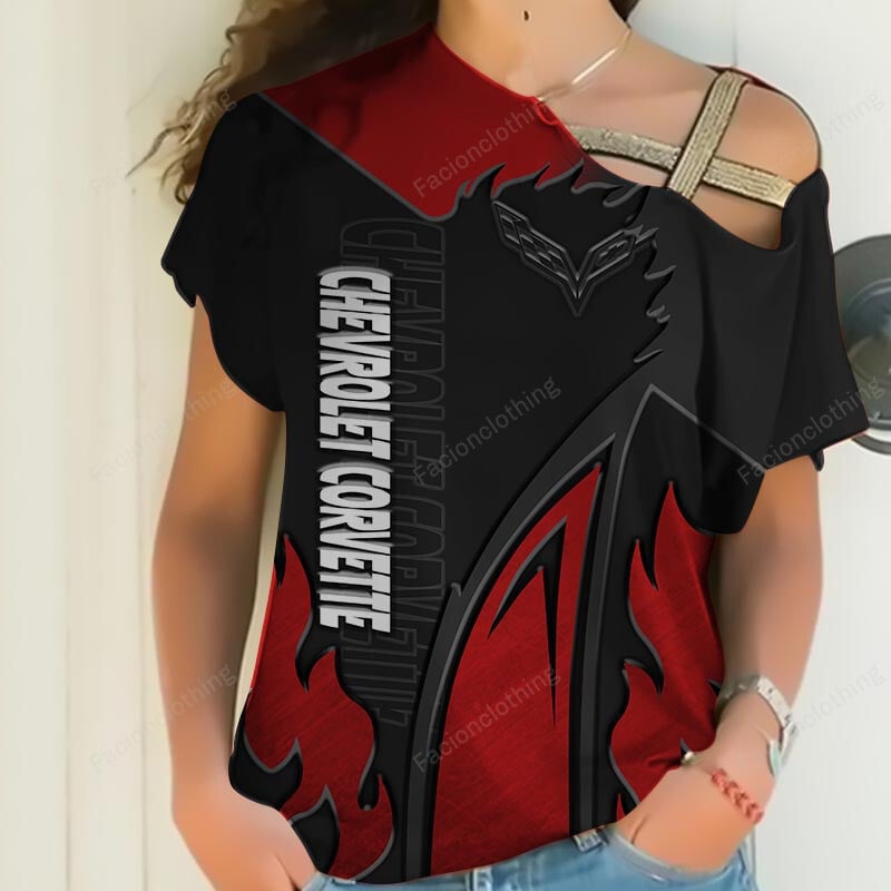 Sportswearmerch Chevrolet Car Corvette Car Personalized Women Shirt For Fan