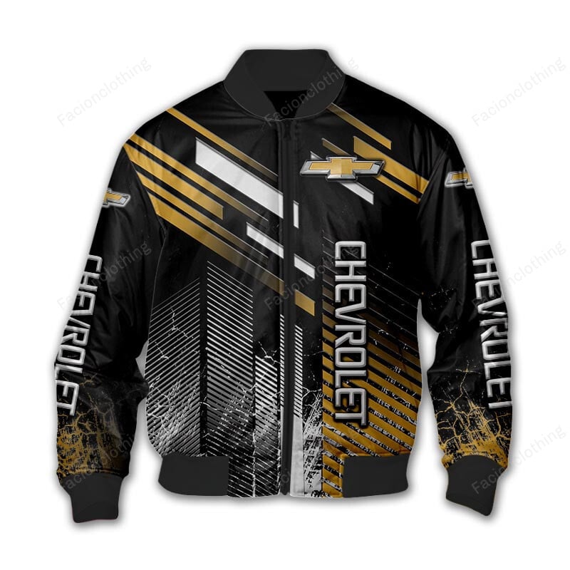 Sportswearmerch Chevrolet Car Personalized Bomber Jacket For Fan