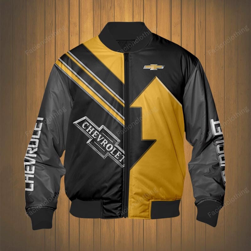Sportswearmerch Chevrolet Car Personalized Bomber Jacket For Fan