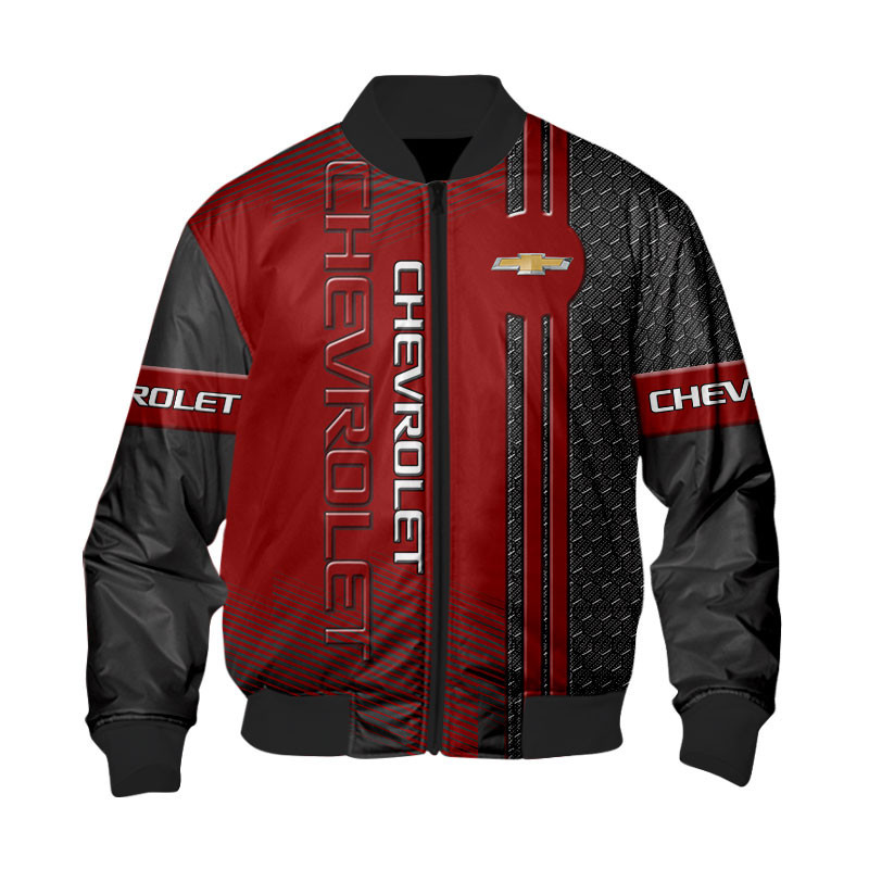 Sportswearmerch Chevrolet Car Personalized Fashion Bomber Jacket For Fan