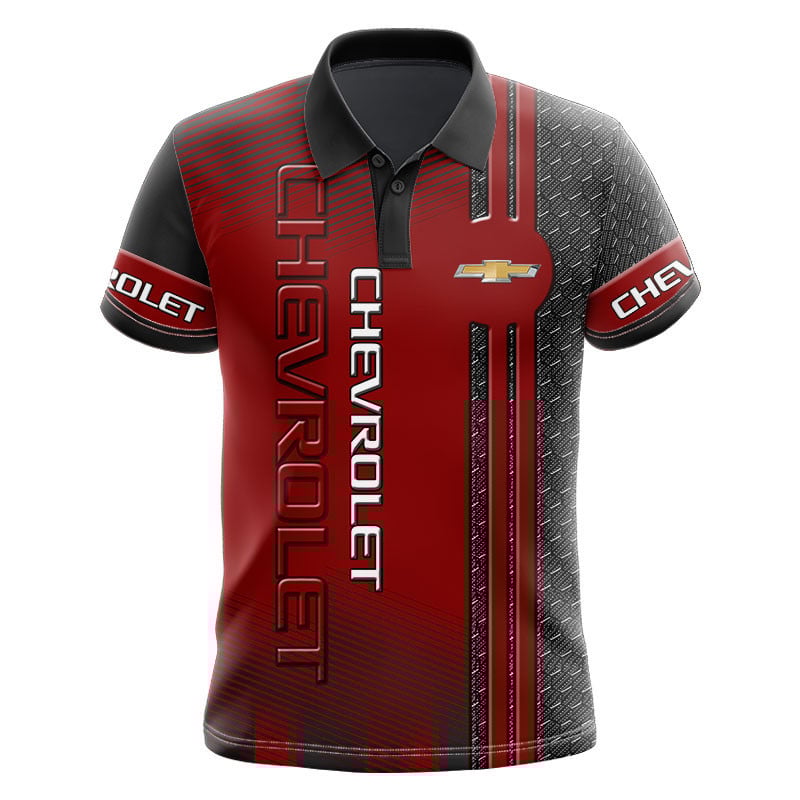 Sportswearmerch Chevrolet Car Personalized Fashion Polo Shirt For Fan