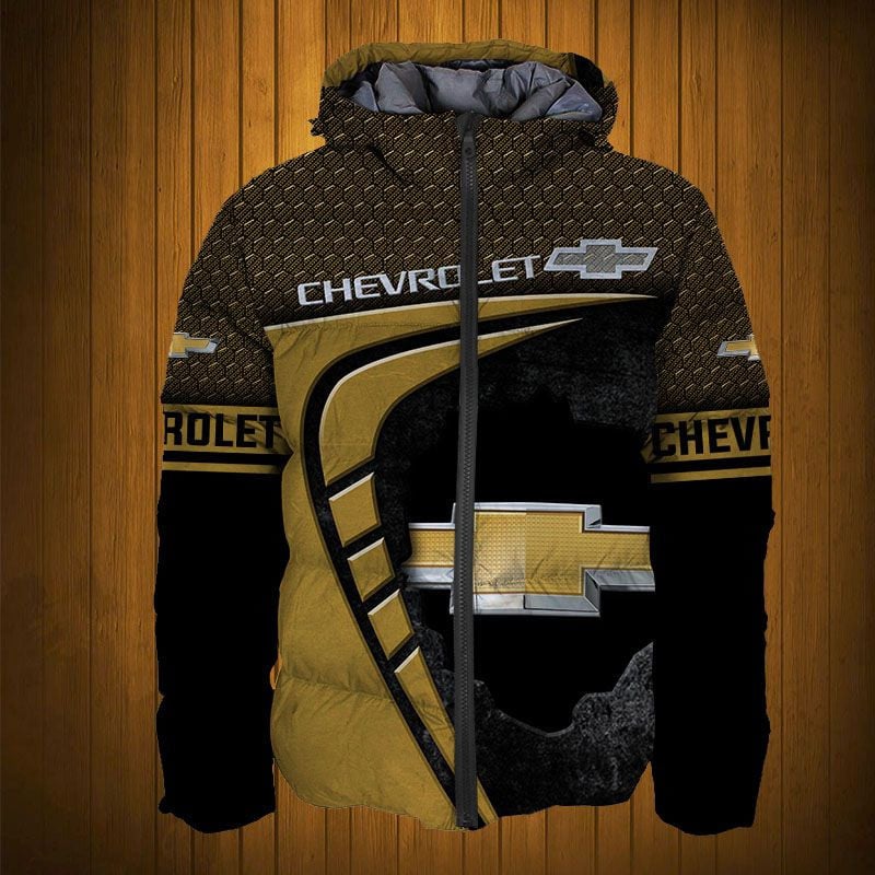Sportswearmerch Chevrolet Car Personalized Fashion Puffer Jacket For Fan