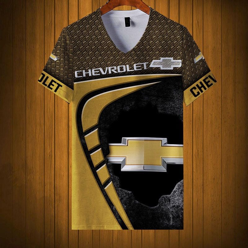 Sportswearmerch Chevrolet Car Personalized Fashion V-neck Women T-shirt For Fan