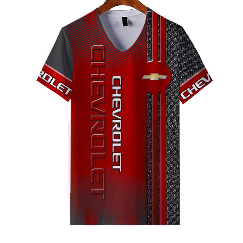 Sportswearmerch Chevrolet Car Personalized Fashion V-neck Women T-shirt For Fan