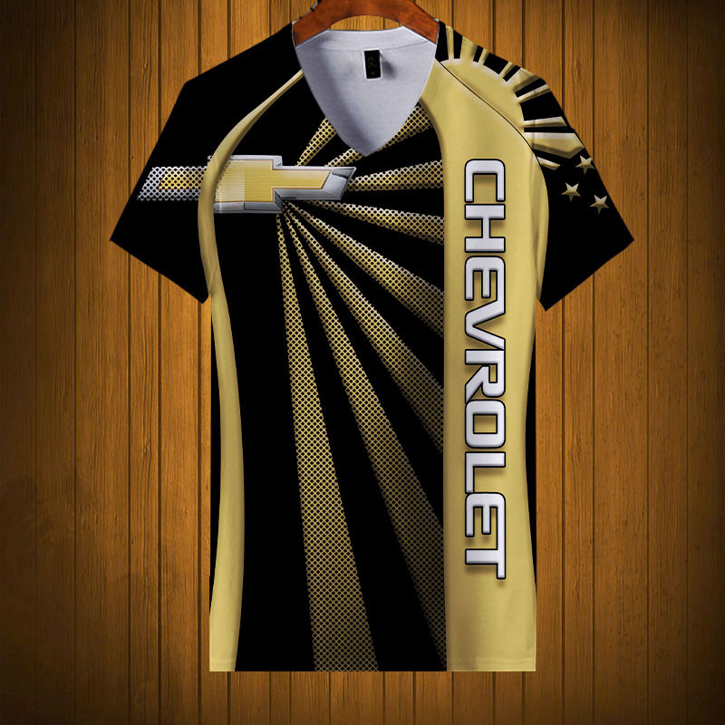 Sportswearmerch Chevrolet Car Personalized Fashion V-neck Women T-shirt For Fan