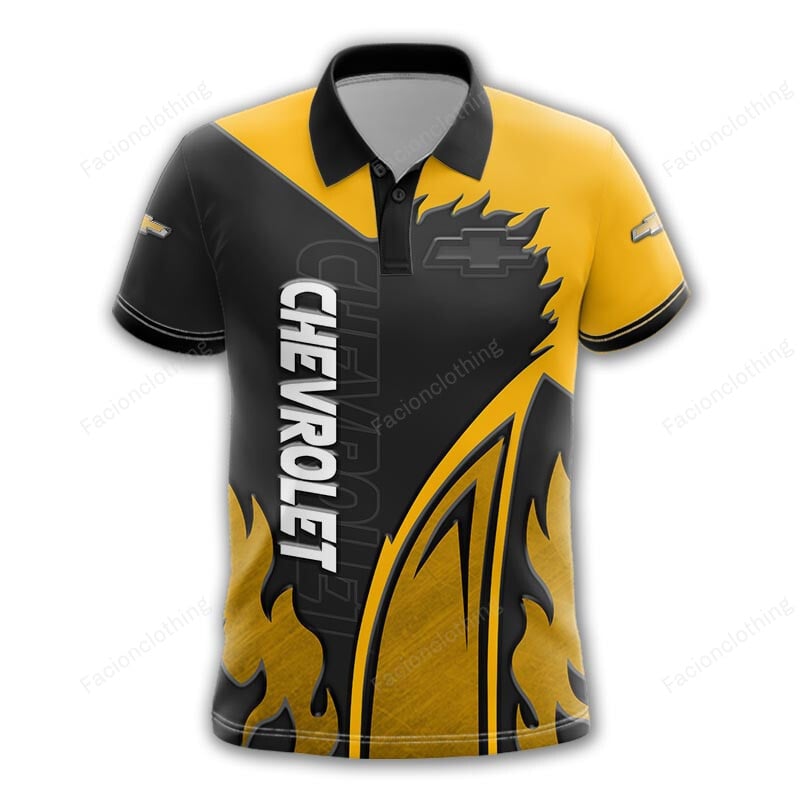 Sportswearmerch Chevrolet Car Personalized Polo For Fan