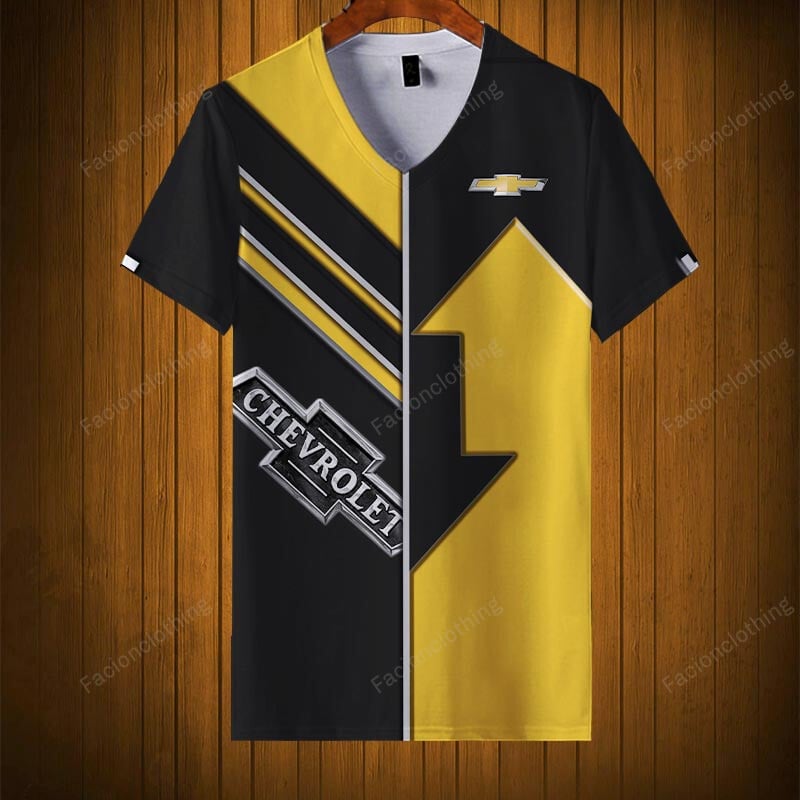 Sportswearmerch Chevrolet Car Personalized V-neck Women T-shirt For Fan