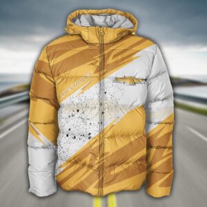 Sportswearmerch Chevrolet Car Puffer Jacket For Fan