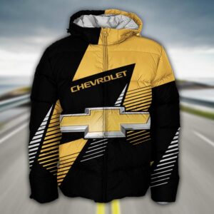 Sportswearmerch Chevrolet Car Puffer Jacket For Fan