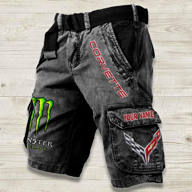 Sportswearmerch Chevrolet Corvette Car Denim Short For Fan