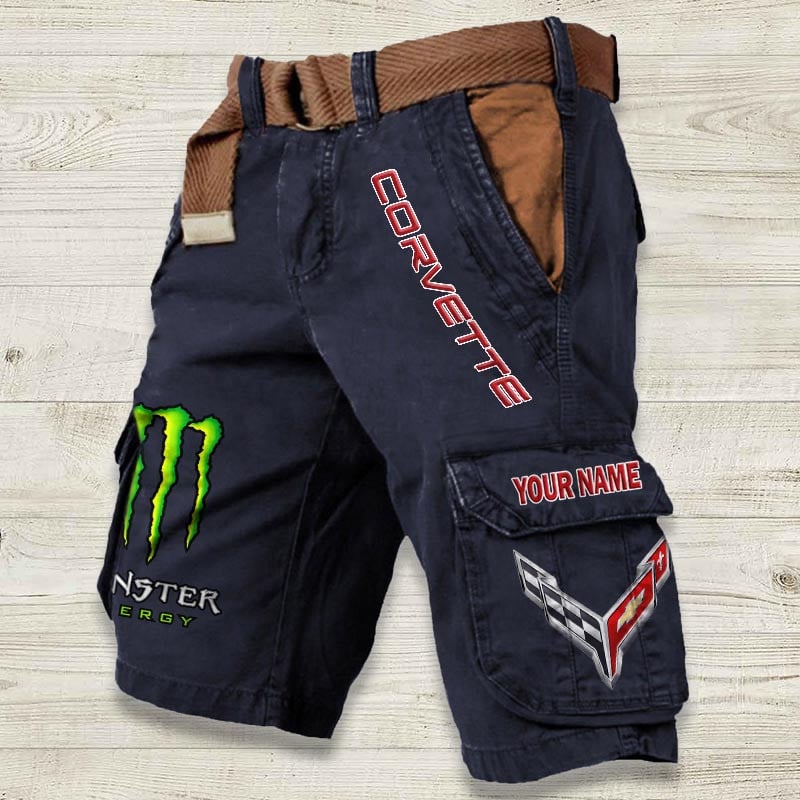 Sportswearmerch Chevrolet Corvette Car Denim Short For Fan