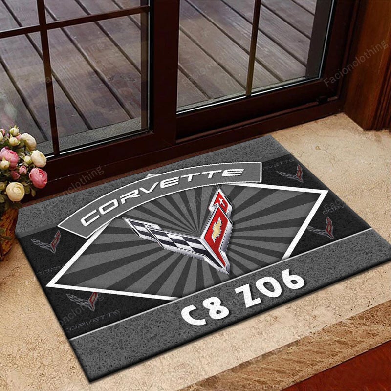 Sportswearmerch Chevrolet Corvette Car Personalized Rug For Fan